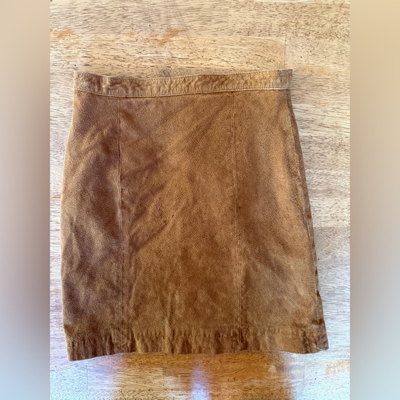 winlit Dresses & Skirts - Vintage “Made exclusively for Jay Jacobs by Winlit” Tan Leather Skirt